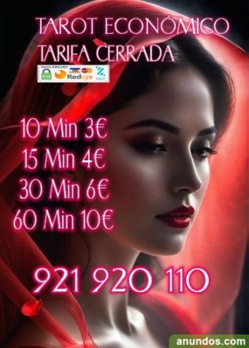 30 minutos 6 euros tarot bizum o visa 921 920 110