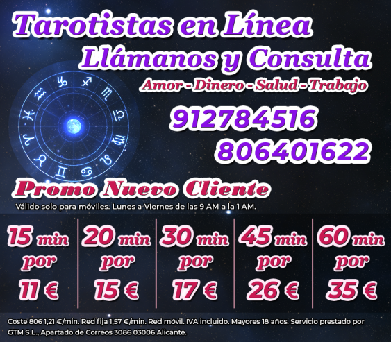 TAROTISTAS EN LINEA LLAMA Y CONSULTA TUS PREGUNTAS