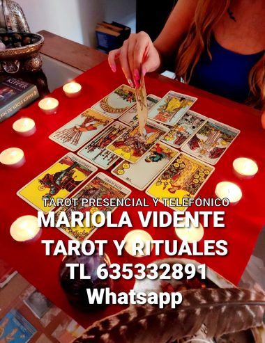 MARIOLA VIDENTE TAROT PRESENCIAL Y TELEFÓNICO, RITUALES