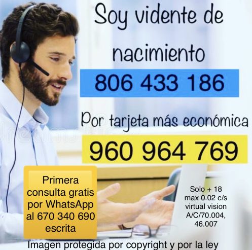 Vidente primera consulta gratis Tarotista gratuita amarres