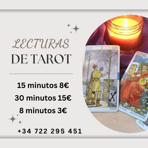 TAROT Y VIDENCIA 15 minutos 8€