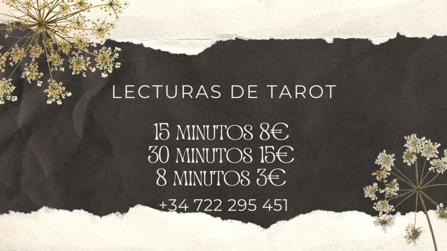 CONSULTAS DE TAROT 8 minutos 3€