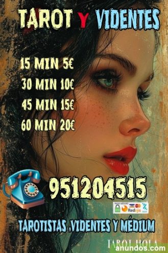 Consulta de tarot, videntes y médium 951 204 515