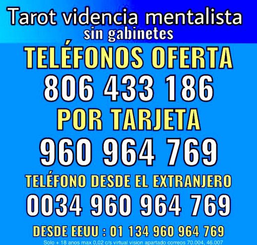 Vidente Tarotista social, con voluntad de ayuda casi gratis