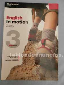 ENGLISH IN MOTION 3 ESO CUADERNILLO y libro