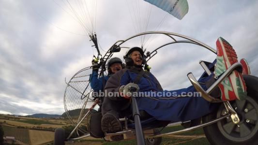 Parapente y paratrike biplaza en la rioja