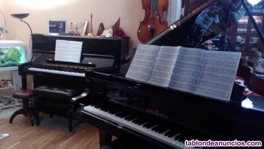 Clases de msica, piano.