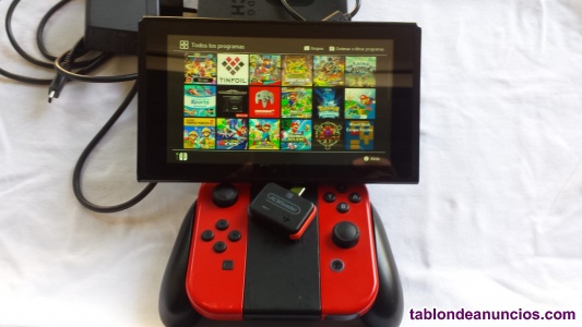 Nintendo Switch v1 CON HACK mas 256gb 632-481-562