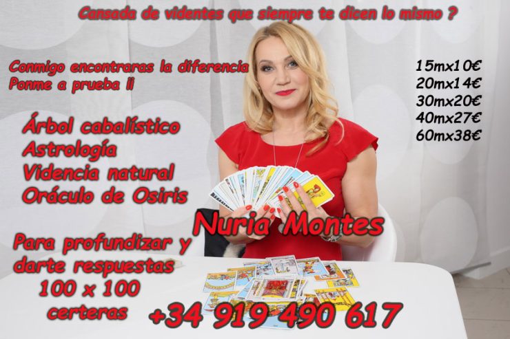 NURIA MONTES TAROT Y VIDENCIA DE CALIDAD