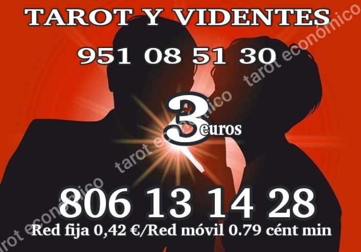 Tarot y videntes visa 3 euros 951 08 51 30