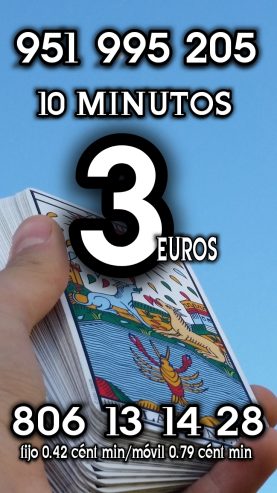 Tarot y videntes economico 10 minutos 3 euros