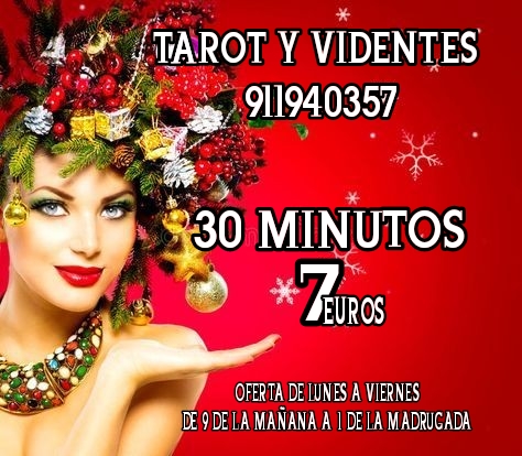 Tarot y videntes 30 minutos 7€