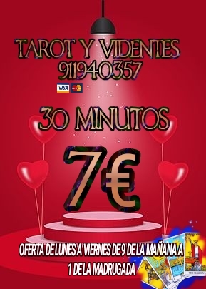 30 MINUTOS 7 EUROS TAROT Y VIDENTES