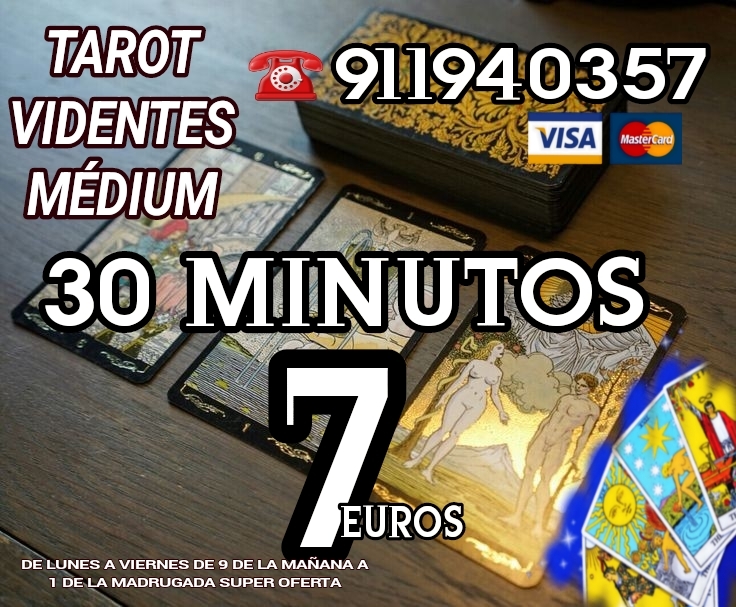 30 MINUTOS 7 EUROS TAROT Y VIDENTES