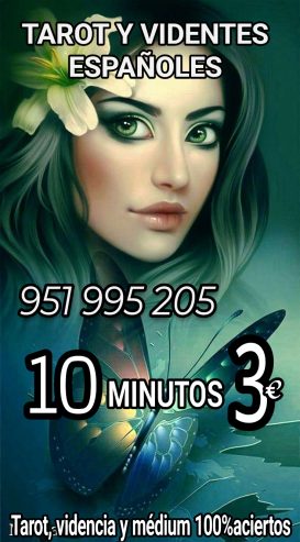 Tarot y videntes 10 minutos 3€