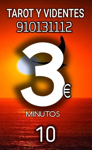 Tarot y videntes 10 minutos 3€