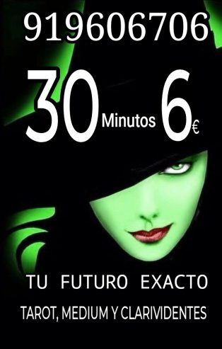 30 minutos 6€ tarot y videncia