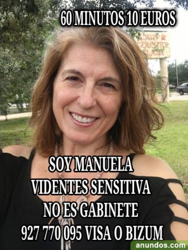 Soy Manuela vidente sensitiva y tarotista