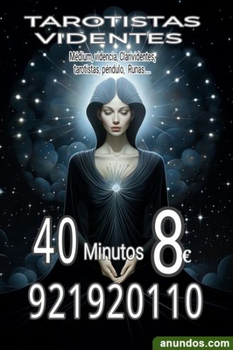 Tarot videntes 40 minutos 8 euros visa