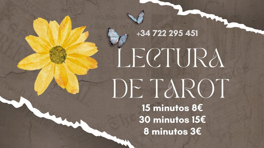 TAROT + VIDENCIA 15 minutos 8€