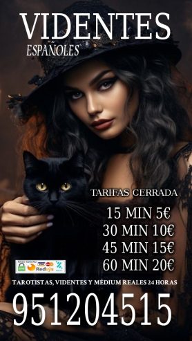 TAROTISTAS Y VIDENTES – 15 MINUTOS 5€