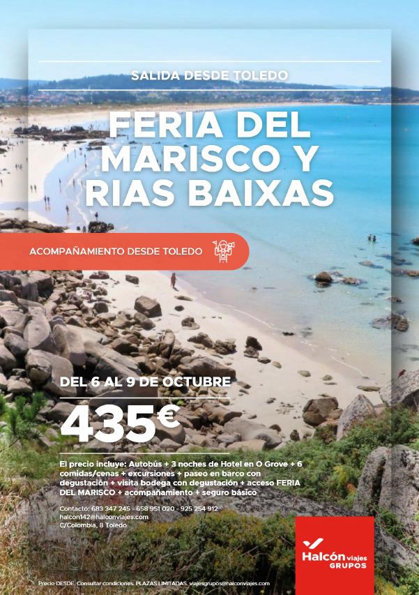 🦐🌊 ¡Escápate a Galicia y vive la Feria del Marisco y las Rías Baixas! 🇪🇸