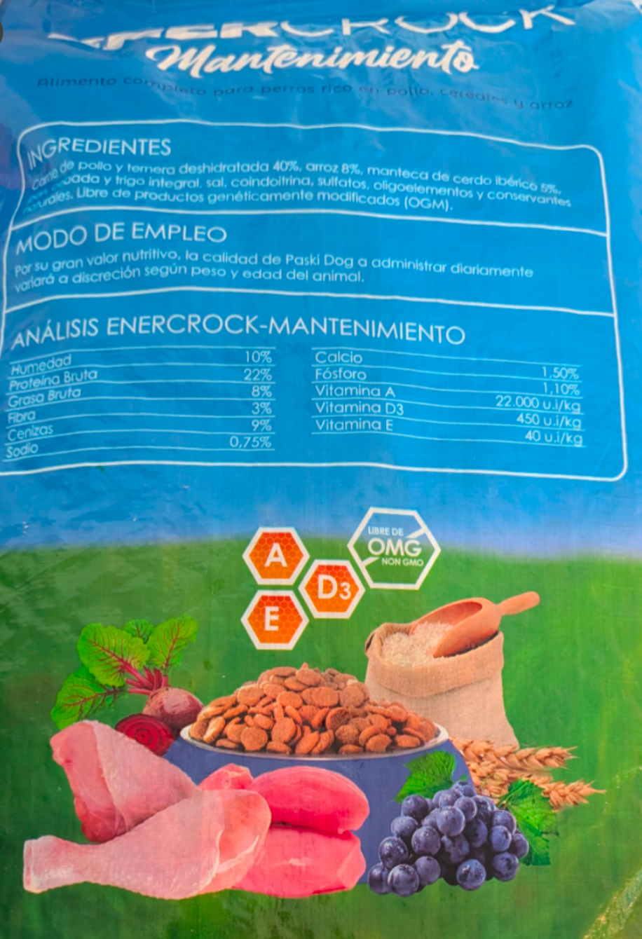 Enercrock mantenimiento 20kg